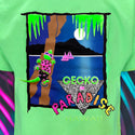 1988 Gecko In Paradise - Neon Green Limited Edition Tee