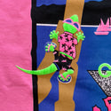 1988 Gecko In Paradise 1980s Pink (Single Stitch) Tee