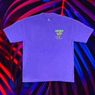 1988 Gecko In Paradise Neon Purple (Single Stitch)