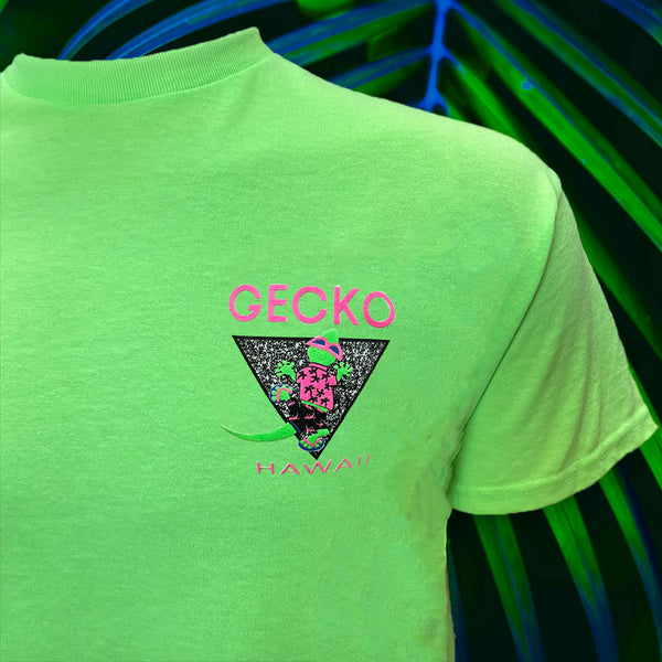 1988 Gecko In Paradise - Neon Green Limited Edition Tee