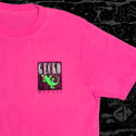 1987 Gecko Marble Hot Pink Neon Pigment Tee