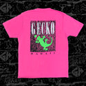 1987 Gecko Marble Hot Pink Neon Pigment Tee