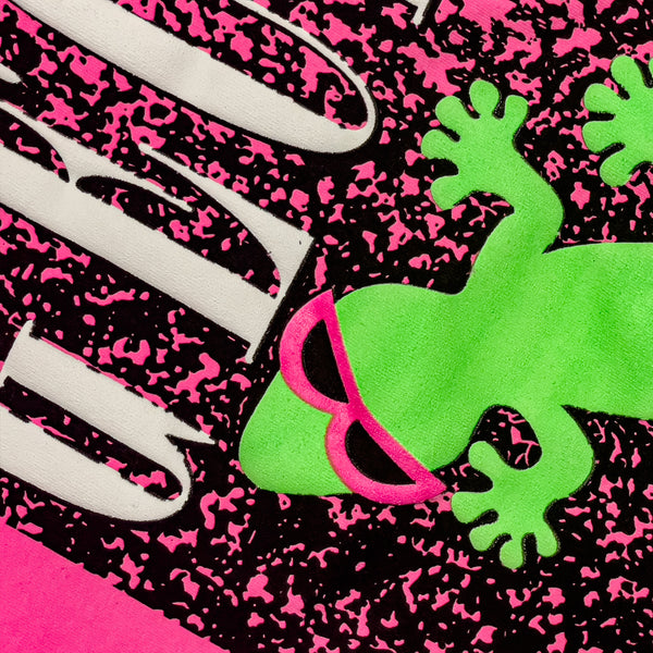 1987 Gecko Marble Hot Pink Neon Pigment Tee