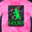 Space Gecko Pink Tie Dye Hoodie