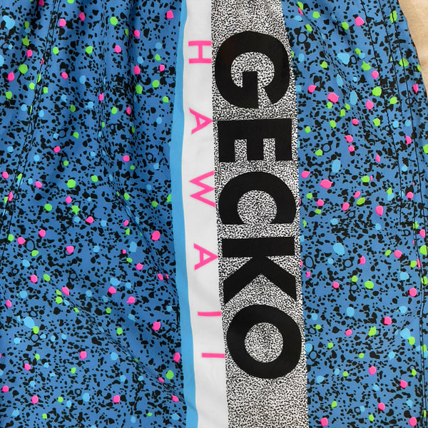 Iconic 1989 Gecko Wrap Blue Splatter Volley