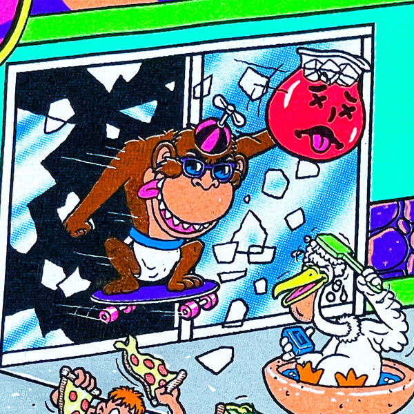 Pop-Up Pool Party: Green-to-Yellow Hyper Tee