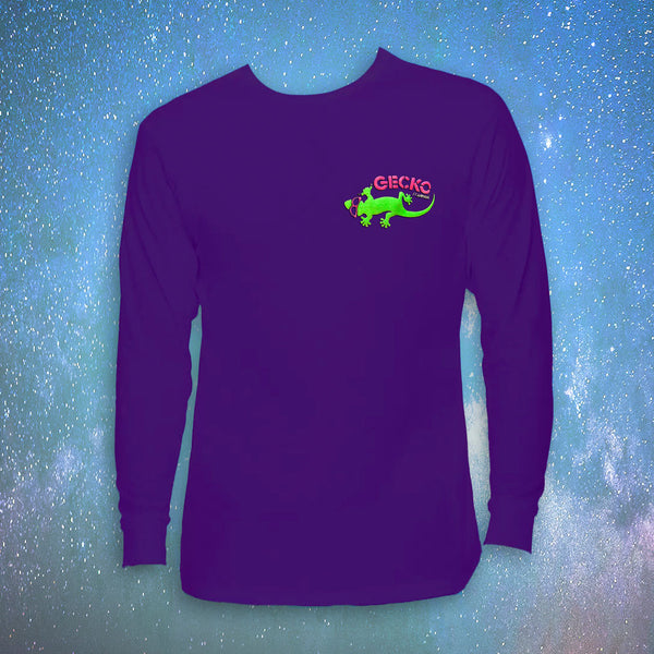 Gecko Cocktail Club Purple Long Sleeve Tee