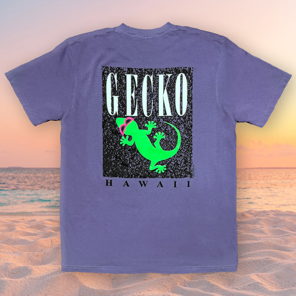 Gecko Marble - Boardwalk Berry - Pigment Dyed Tee
