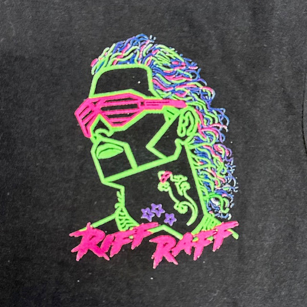 Riff Raff Million Dollar Mullet- Black Beach Tee