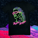 Riff Raff Million Dollar Mullet- Black Beach Tee