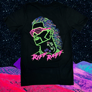 Riff Raff Million Dollar Mullet- Black Beach Tee