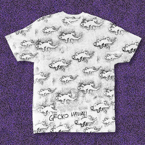 Original Gecko Shadow All Over White Tee