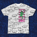 Original Gecko Shadow All Over White Tee
