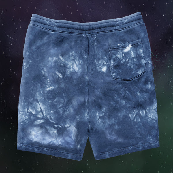 Space Gecko Navy Tie Dye Shorts