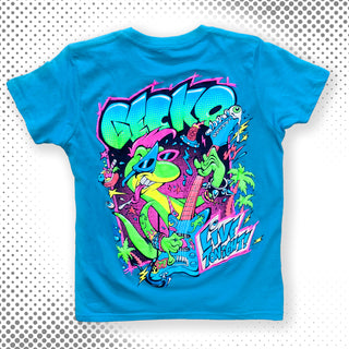 KIDS Gecko X Simko - All Rages - 1980's Neon Blue