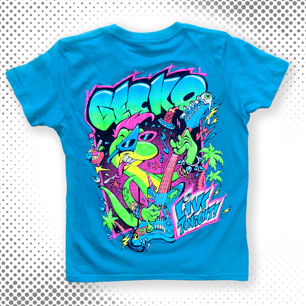 KIDS Gecko X Simko - All Rages - 1980's Neon Blue