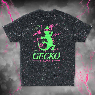 1988 Space Gecko Glow In The Dark SPLATTER TEE - Limited 2025 Edition