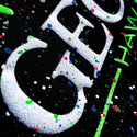 Space Gecko Limited Edition Glow In The Dark Splatter Zip Hoodie