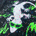 Space Gecko Limited Edition Glow In The Dark Splatter Zip Hoodie