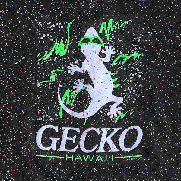 Space Gecko Limited Edition Glow In The Dark Splatter Zip Hoodie