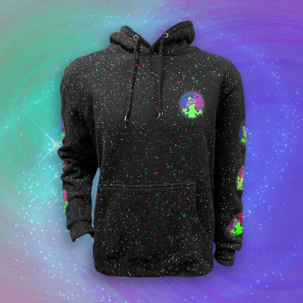 GITD SPLATTER Hoodie - Big Swirl