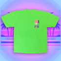 Gecko Surf Team 1989 Neon Green (Single Stitch)