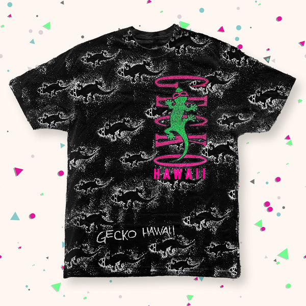 Original Gecko Black Shadow All-Over Tee