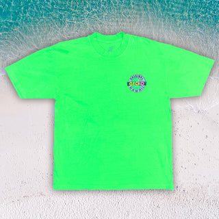 1988 Tropic Tested Neon Green - Retro Single Stitch Tee