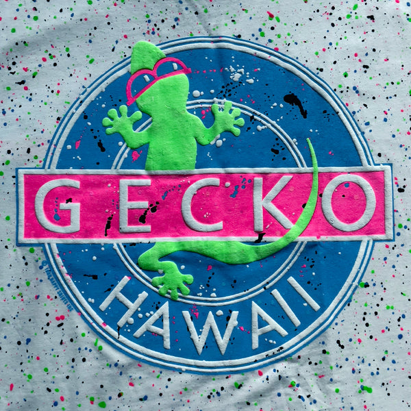 Limited Edition Glow In The Dark Vinyl Gecko Splatter