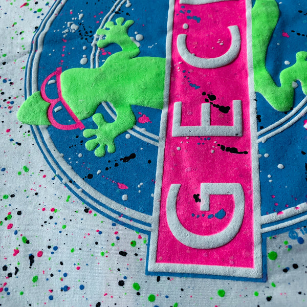 Limited Edition Glow In The Dark Vinyl Gecko Splatter