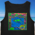 1987 Wild Gecko Islands Black Tank Top