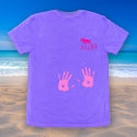 Wild Gecko Islands - Hyper Flash Color Change Purple to Pink T-Shirt