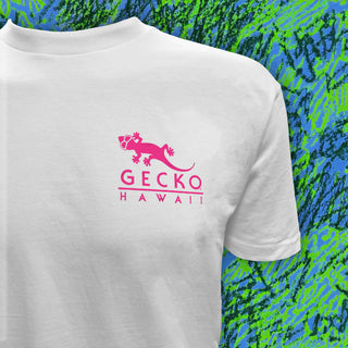 Gecko High Lighter - Original 1980's White T-Shirt