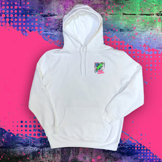 1989's Gecko Graffiti White Hoodie