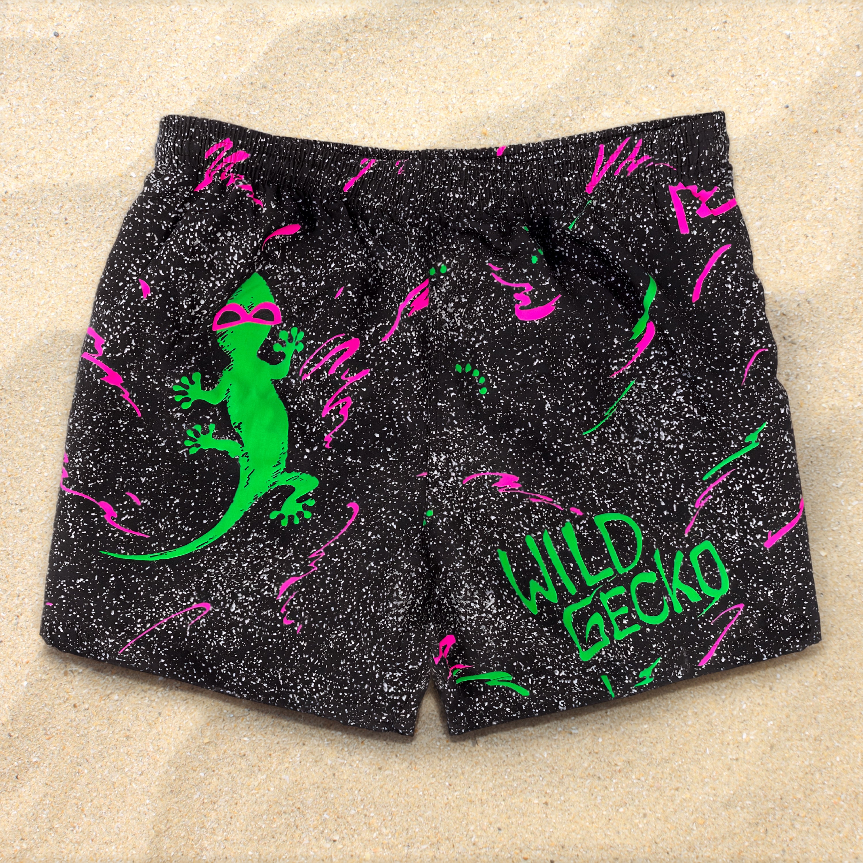 Iconic Wild Gecko Volley Shorts - 1992 | Gecko Hawaii