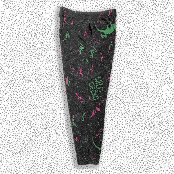 Iconic 1988 Wild Gecko Multiverse Beach Pants - Black