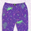 Iconic 1988 Wild Gecko Multiverse Beach Pants - Purple