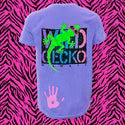 Wild Gecko 1990 - Hyper Flash Color Change Purple to Pink T-Shirt