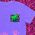 Wild Gecko 1990 - Hyper Flash Color Change Purple to Pink T-Shirt