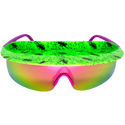 Gecko Visor Shades Neon Green