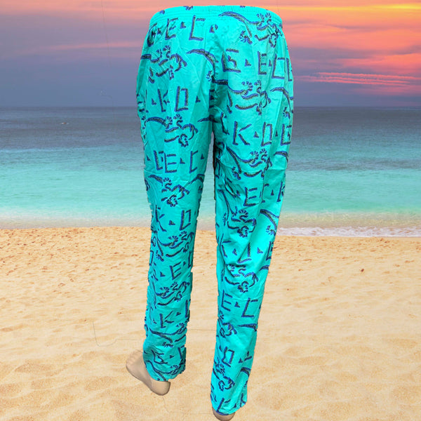 Gecko Petro Neon Mint Beach Pants (1988)