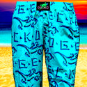 Gecko Petro Neon Mint Beach Pants (1988)