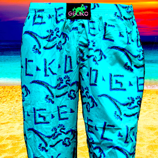 Gecko Petro Neon Mint Beach Pants (1988)