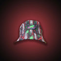 Gecko Red Stripe Bucket Hats