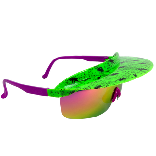 Gecko Visor Shades Neon Green