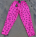 Gecko Hawaii 90s Neon Beach Pants - Pink