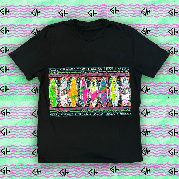 Gecko Boardroom Black Beach Tee