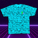 The Original "Gecko Wall" Lagoon Blue