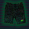 Black GITD (Glow In The Dark) SPLATTER Shorts