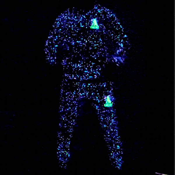 Glow-In-The-Dark SPLATTER Space Gecko Joggers